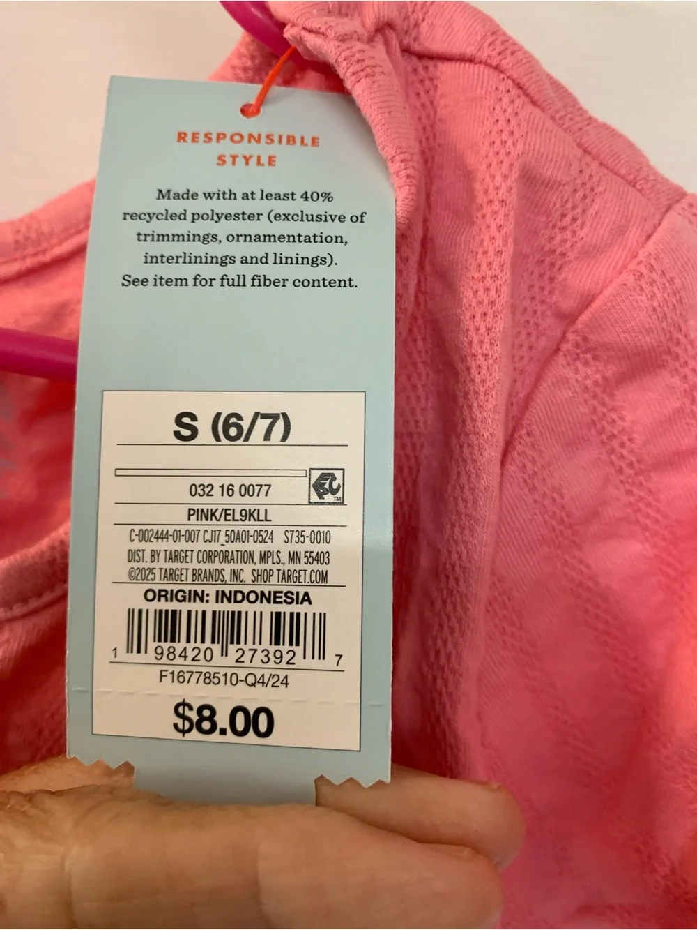 Cat & Jack NWT’s girl’s size small 6/7 short sleeve